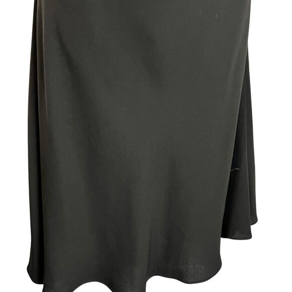 Jones New York Sleeveless Beaded High Neck Black Midi DressLow Cut Back  12 3025 - Picture 4 of 8